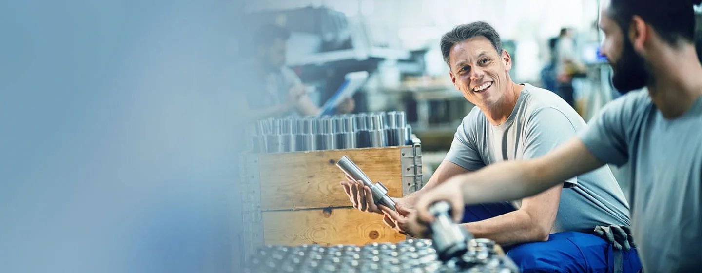 person is packaging products for domestic trade service
