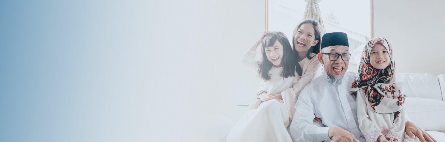 Family having fun together