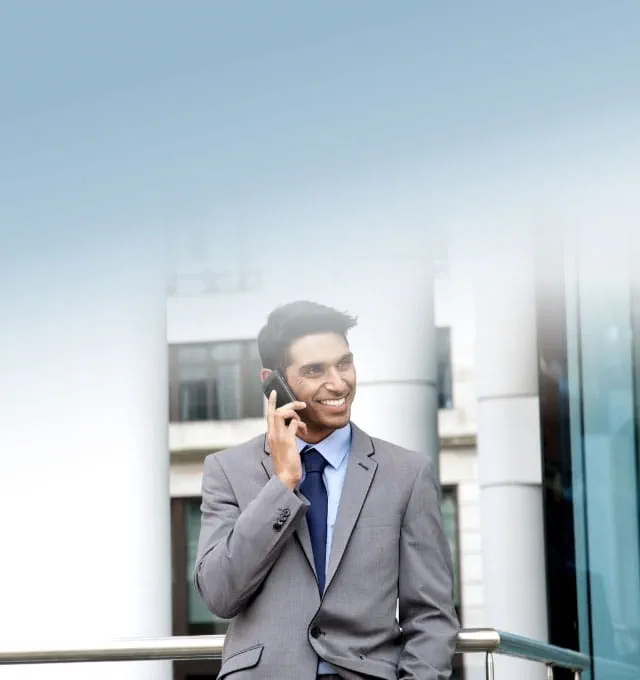 Man talking on the phone