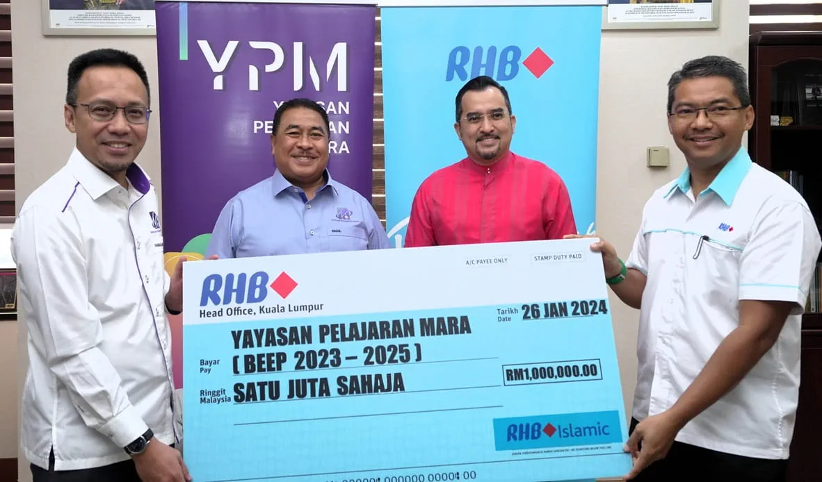 RHB sumbang RM1 juta kepada Yayasan Pelajaran MARA