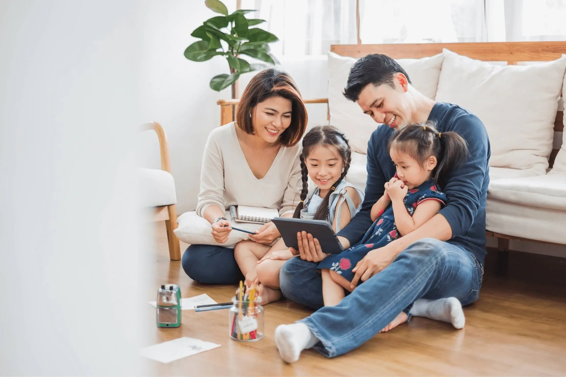 mother and father is opening rhb junior saving account for their daughter